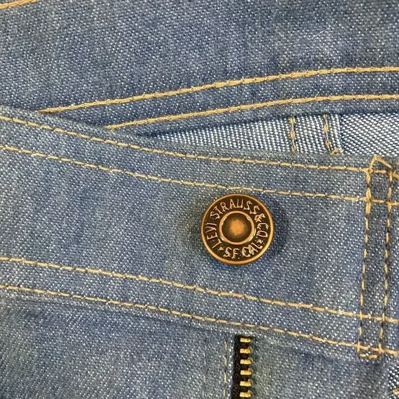 Vtg Levis For Men Size 36 30 Blue Denim WPL 423 Orange Tab Made In USAskosh